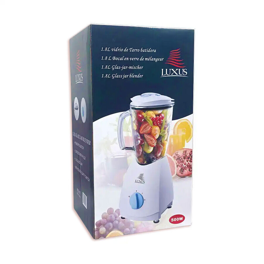 Blender Bol En Verre Grande Capacité 1,8 L – Puissance 500w + Cadeau thumbnail 4