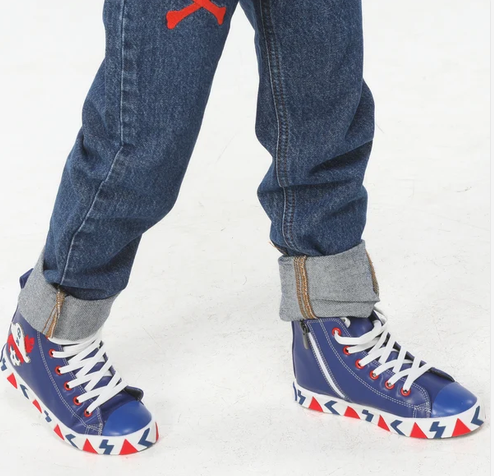 Pirate Designer Orthopedic Zipper Sneakers thumbnail 3