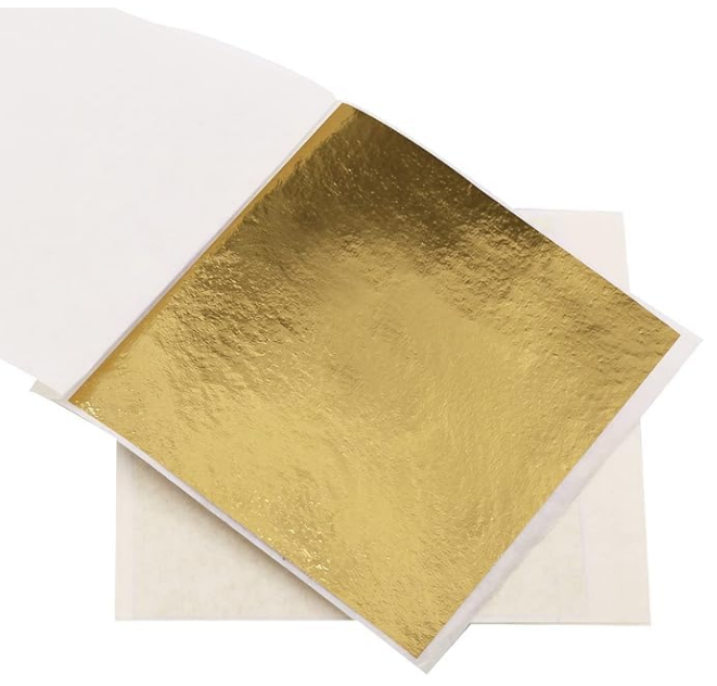 Feuilles D’or Imitation – 50 Feuilles