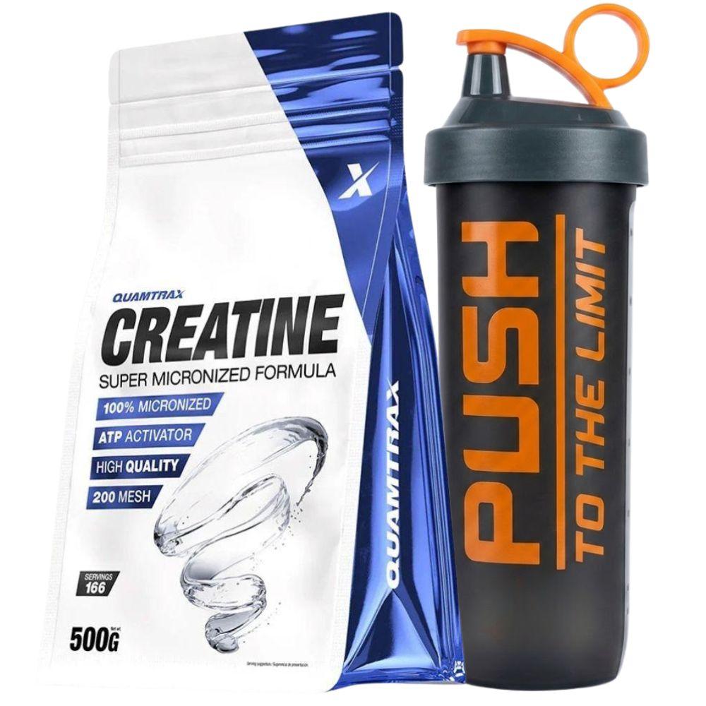 Quamtrax Pack Creatine Super Micronized Formula + Shaker 