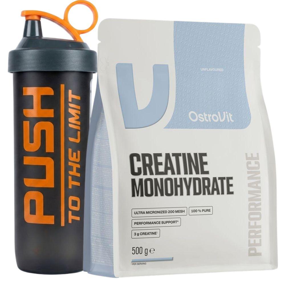 Pack Créatine Monohydrate + Shaker 600 Ml | Créatine Pure | Force & Performance thumbnail 1