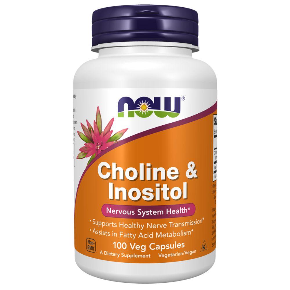 Choline & Inositol | 500 Mg Choline + Inositol | Formule Vegan | Sans Gluten