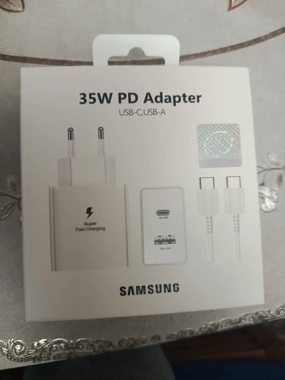 Chargeur Secteur Ultra Rapide 35w – Blanc