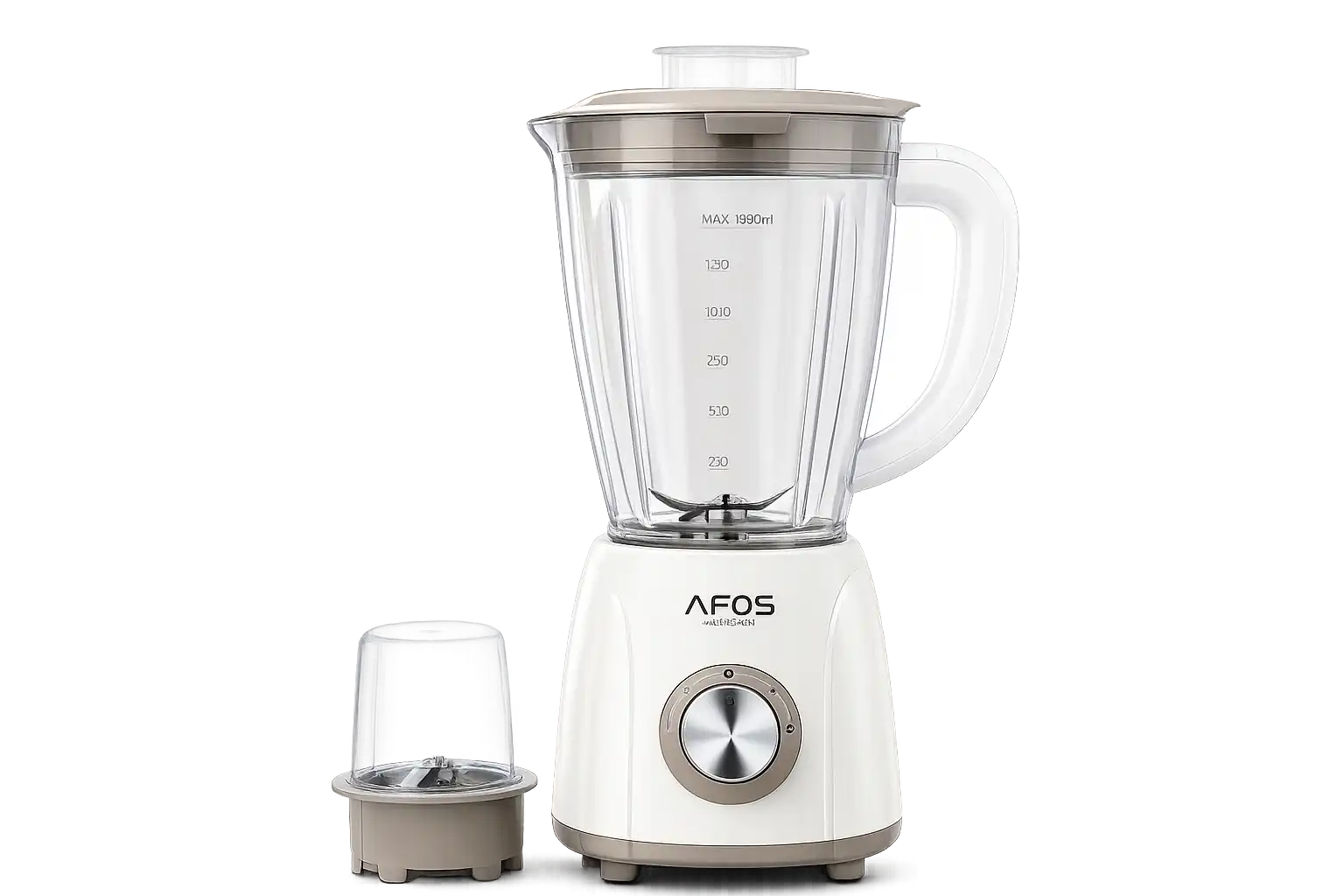 Blendy Blender 250 W Avec Bol En Verre 1,4 L & Moulin – 4 Lames En Inox