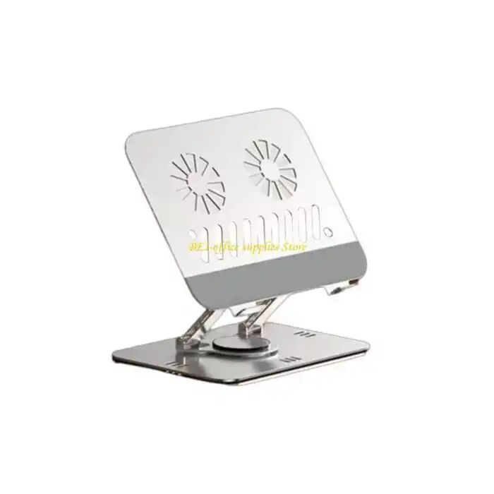 Support Réglable Pour Pc Portable Et Tablette Avec Ventilateur De Refroidissement Intégré