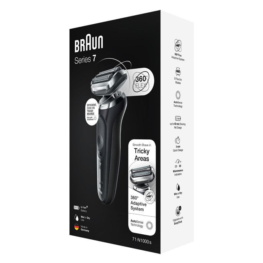 Rasoir Electrique Series 7 71-s1000s Wet & Dry 360° Flex Charge Rapide-germany thumbnail 4