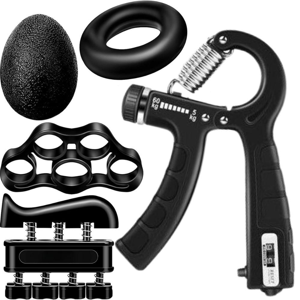 Kit Grip Strength 5 Accessoires | Entraînement Mains, Doigts & Avant-bras