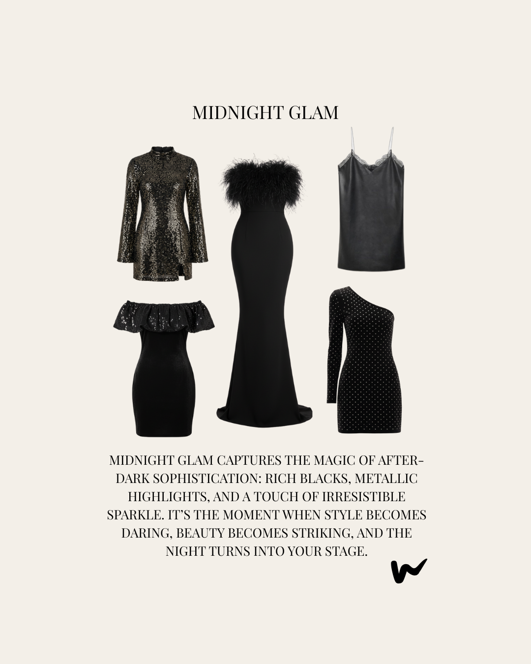 Midnight glam