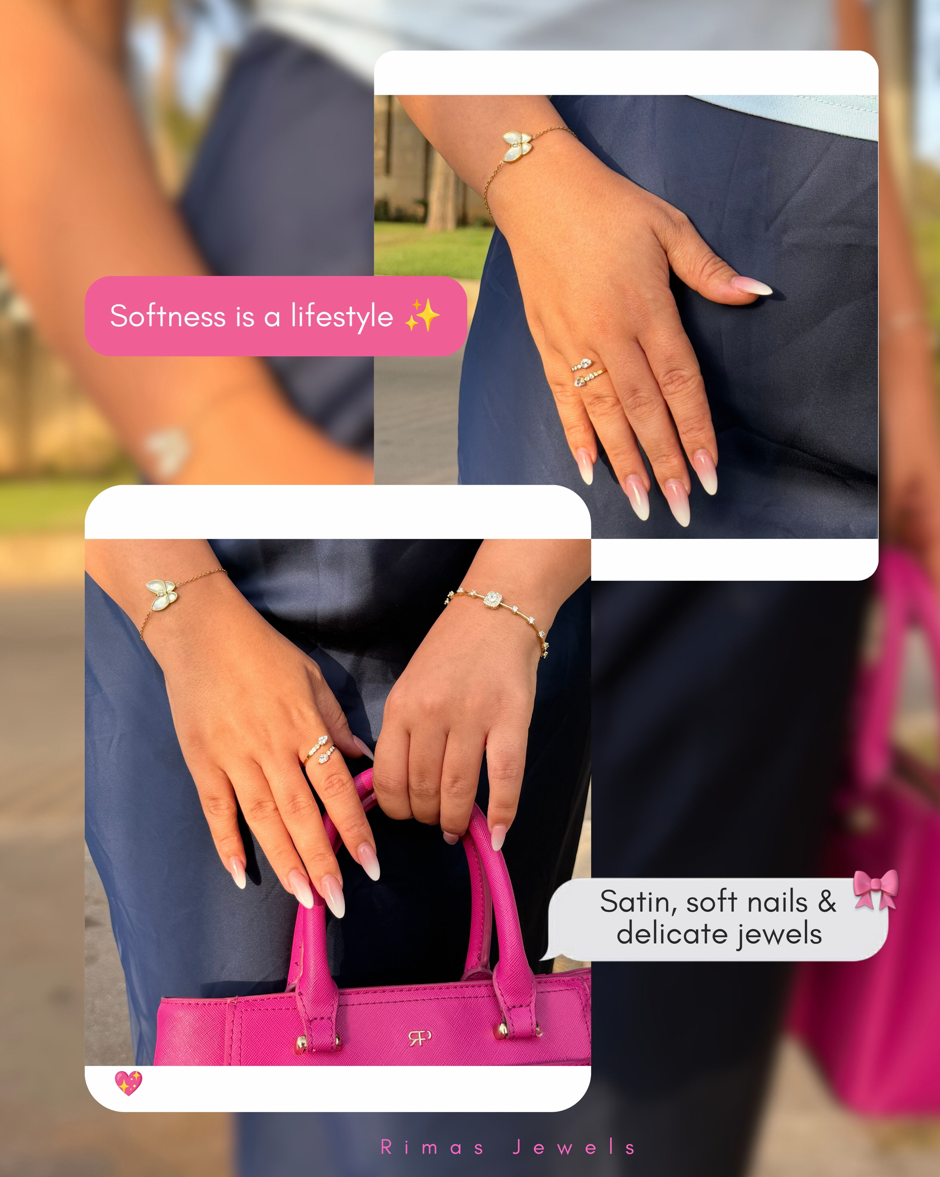 Soft feminine look
